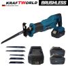 Акумулаторен Саблен Трион 24v 5.0Ah KRAFT WORLD Blue