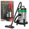 Прахосмукачка за Сухо и Мокро Почистване HAWEK 1200W с Голям 30л Резервоар