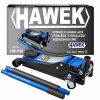 Професионален Нископрофилен Крик с 2 Помпи 3 тона 85-430мм HAWEK HW-1188 Тип Крокодил