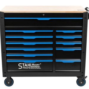 Професионален Шкаф за Инструменти – Количка с 12 Чекмеджета STAHLMAYER JUMBO XXL